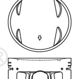 Piston & Pin Set HONDA H23A1 DOHC 16V 4P1379-0.50 - Nason