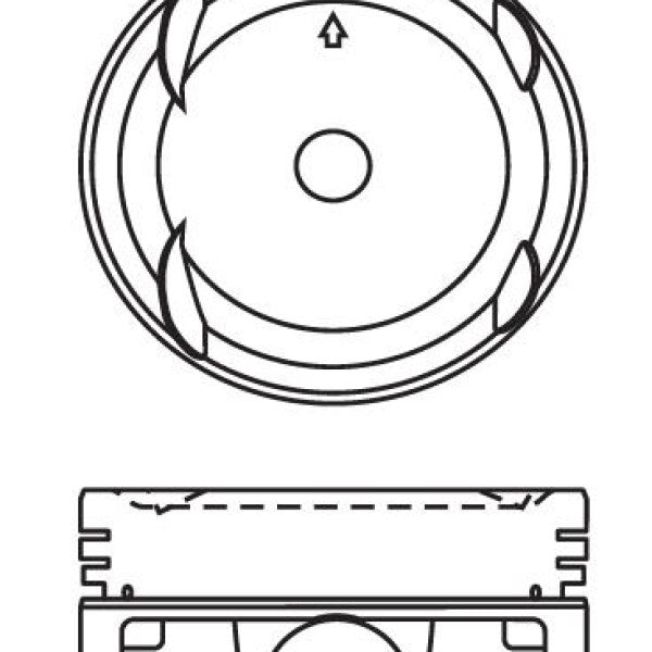 Piston & Pin Set HONDA K24A1 DOHC 16V 4P1381-0.50 - NASON