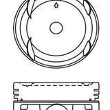 Piston & Pin Set HONDA K24A1 DOHC 16V 4P1381-STD - Nason