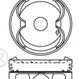 Piston & Pin Set HONDA K24A4 DOHC 16V 4P1382-0.50 - NASON