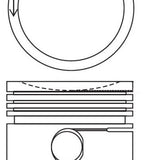 Piston & Pin Set AUSTIN MORRIS MINI 998 4P1394-1.00 - Nason