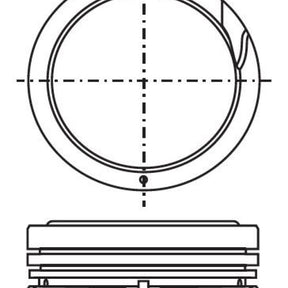 Piston & Pin Set HYUNDAU G4EA 4P1402-0.50 - NASON