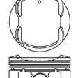 Piston & Pin Set NISSAN MR20DE 4P1407-STD - NASON