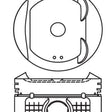 Piston & Pin Set NISSAN MR18DE 4P1408-0.50 - NASON