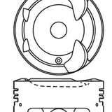 Piston & Pin Set TOYOTA 1NZFE UP TO 8/2002 4P1415-0.50 - Nason