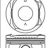 Piston & Pin Set TOYOTA 1NZFE FROM 11/2005 4P1417-STD - Nason