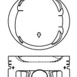 Piston & Pin Set HONDA D15Z1 4P1423-0.50 - NASON