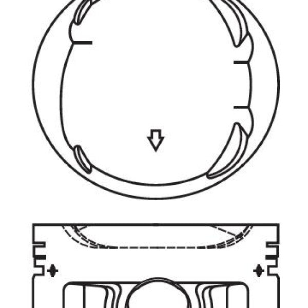 Piston & Pin Set HONDA D15Z1 4P1423-0.50 - NASON