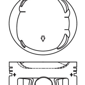 Piston & Pin Set HONDA D15Z1 4P1423-0.50 - NASON