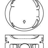 Piston & Pin Set HONDA D15Z1 4P1423-STD - Nason
