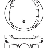Piston & Pin Set NISSAN GA14DS 4P1424-0.50 - Nason