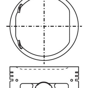 Piston & Pin Set HONDA D17A2 4P1429-STD - NASON