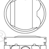 Piston & Pin Set NISSAN QR20DE 4P1434-0.50 - Nason