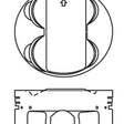 Piston & Pin Set HONDA H22A4 4P1435-0.50 - NASON