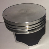 Piston & Pin Set CHEV 181 4CYL FLAT TOP 4P1442-1.50 - SILVOLITE