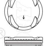 Piston & Pin Set SUZUKI G16A 16V 4P1450-0.50 - Nason