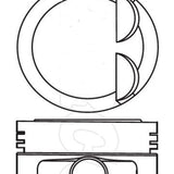 Piston & Pin Set HYUNDAI G4FK DOHC 16V 4P1464-1.00 - Nason