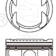 Piston & Pin Set HYUNDAI G4NB NU DOHC 16V 4P1477-1.00 - TOPLINE