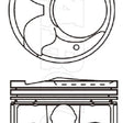 Piston & Pin HYUNDAI G4NC NU DOHC 16V 4P1480-0.50 - TOPLINE