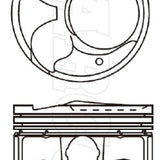 Piston & Pin HYUNDAI G4NC NU DOHC 16V 4P1480-0.50 - Topline