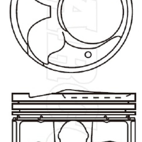 Piston & Pin HYUNDAI G4NC NU DOHC 16V 4P1480-0.50 - TOPLINE