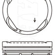Piston & Pin Set HYUNDAI G4LC 4P1482-STD - NASON