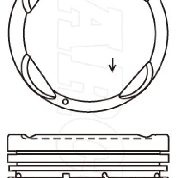 Piston & Pin Set HYUNDAI G4LC 4P1482-STD - NASON