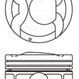 Piston & Pin Set HYUNDAI G4FD 4P1492-0.50 - NASON