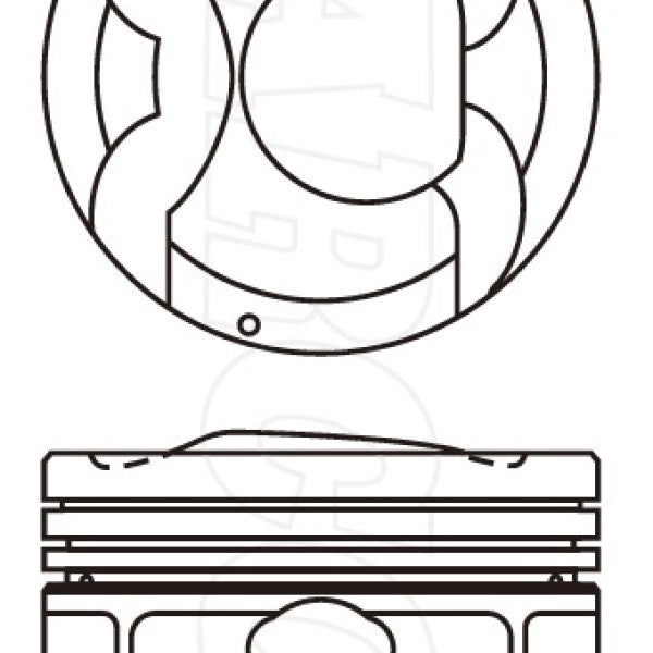 Piston & Pin Set HYUNDAI G4FD 4P1492-0.50 - NASON