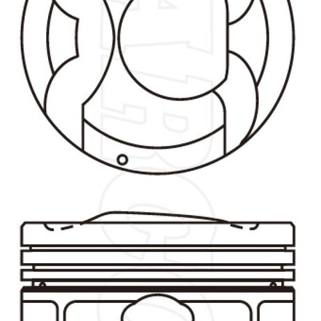 Piston & Pin Set HYUNDAI G4FD 4P1492-STD - Nason