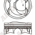 Piston & Ring Set HYUNDAI G4KJ DOHC 16V 4PR1474-0.50 - NASON