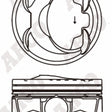 Piston & Ring Set HYUNDAI G4KJ DOHC 16V 4PR1511-STD - NASON