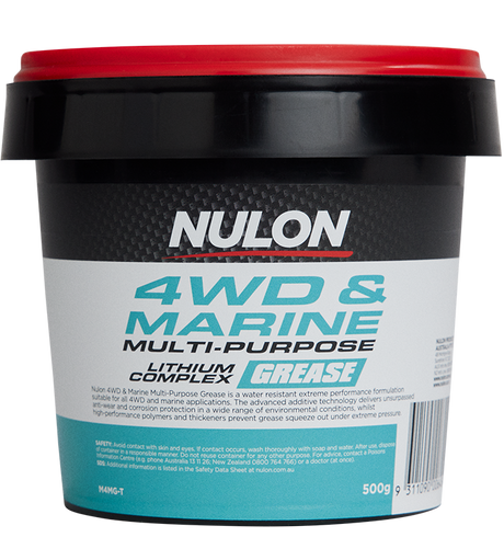 4WD and Marine Multi-Purpose Lithium Complex Grease - Nulon | Universal Auto Spares