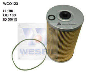 Oil Filter R2757P Fits Hino/ Isuzu WCO123 - Wesfil