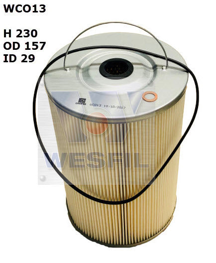 Oil Filter R2782P Fits Nissan Bypass WCO13 - Wesfil