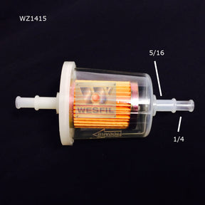 Plastic In-Line Filter Z14/15 Universal Fuel Filter WZ1415 - Wesfil