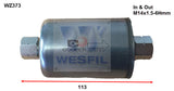EFI Fuel Filter Z373 Fits Ford WZ373 - Wesfil