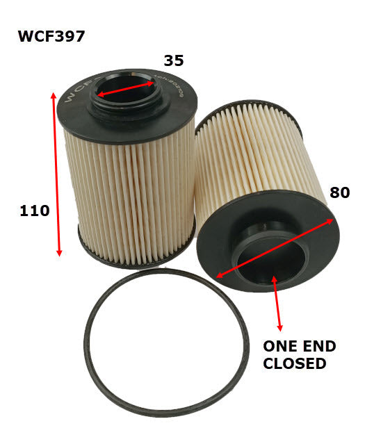 Diesel Fuel Filter Fits Great Wall WCF397 - Wesfil | Universal Auto Spares