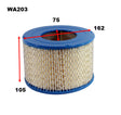 Air Filter A203 Fits Toyota WA203 - Wesfil | Universal Auto Spares