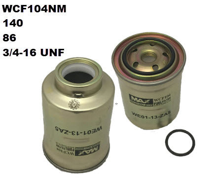 Diesel Fuel Filter Z699 Fits Ford/Mazda WCF104NM - Wesfil