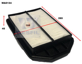 Air Filter A1597 Fits Honda WA5134 - Wesfil