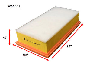Air Filter Fits Citroen/Peugeot WA5501 - Wesfil