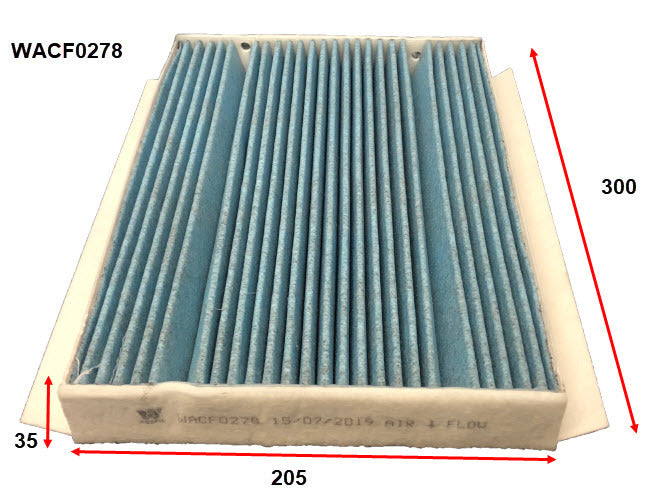 Cabin Filter Fits Mercedes WACF0278 - Wesfil | Universal Auto Spares