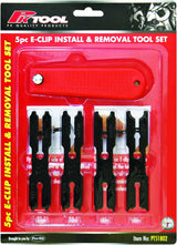 5 Piece E-Clip Installation & Removal Tool Set - PKTool | Universal Auto Spares