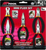 5 Pieces Mini Plier Set End Nipper, Side Cutter & Flat Nose - PKTool | Universal Auto Spares