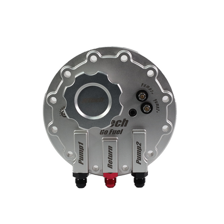 GO Fuel In Fuel Cell Twin Fuel Pump Module Includes 2" Filler FI50020 - FiTech