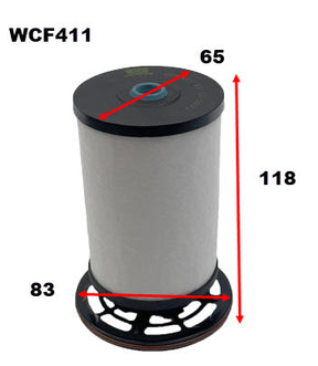 Diesel Fuel Filter Alfa/Fiat WCF411 - Cooper