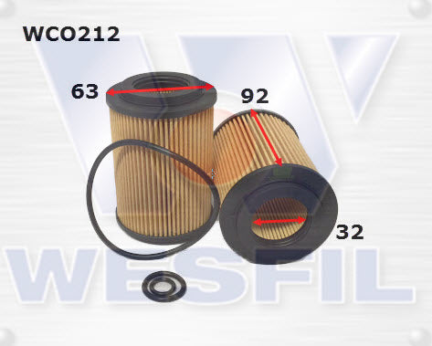Oil Filter R2767P Honda WCO212 - Cooper