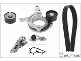 Water Pump + V-Ribbed Belt Kit 529054430 - INA