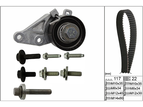 Timing Belt Kit 530014010 - INA
